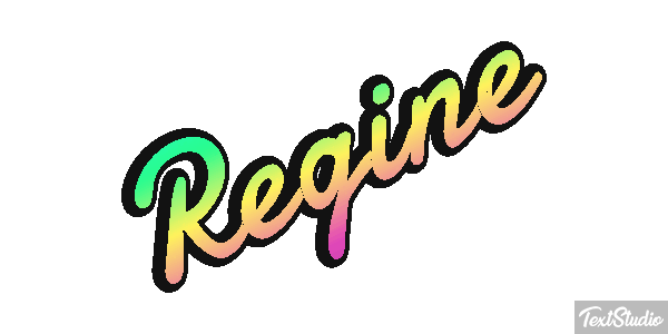 Régine Текстовый эффект