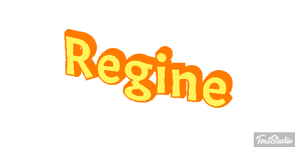 Régine Текстовый эффект