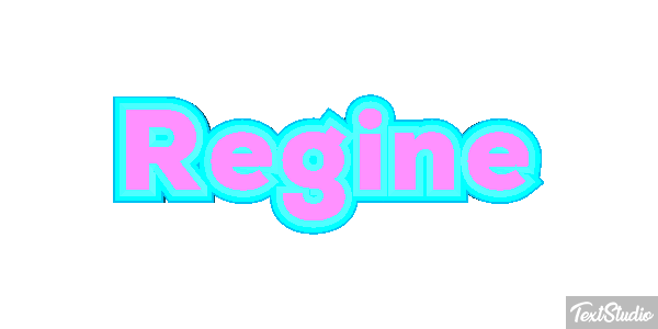 Régine Текстовый эффект
