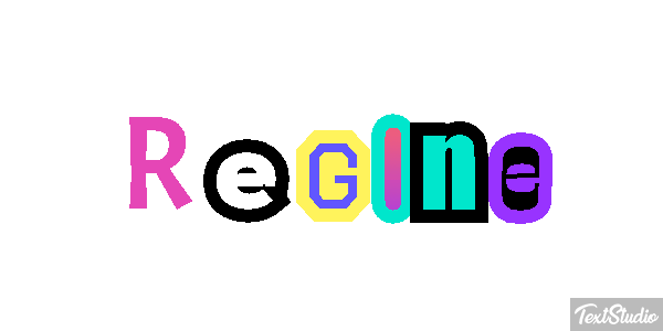 Régine Текстовый эффект