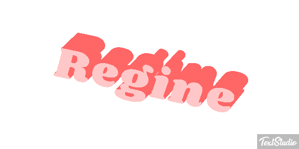 Régine Текстовый эффект