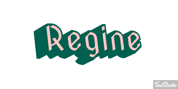 Régine Текстовый эффект