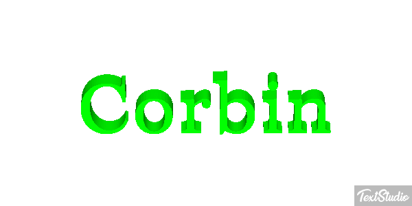 Corbin Efekt tekstowy