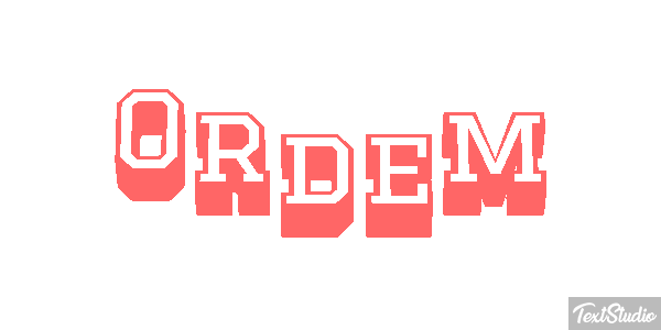 Ordem Текстовый эффект