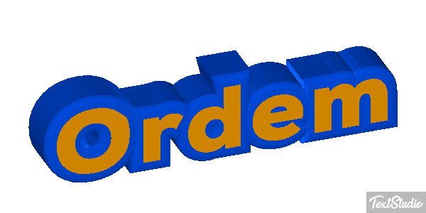 Ordem Текстовый эффект