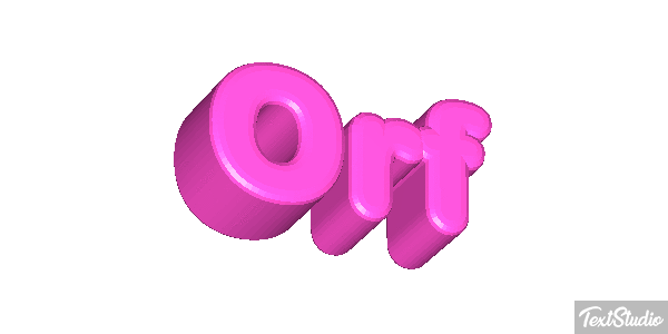 Orf Tekst effect