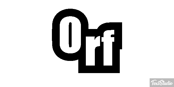 Orf Tekst effect