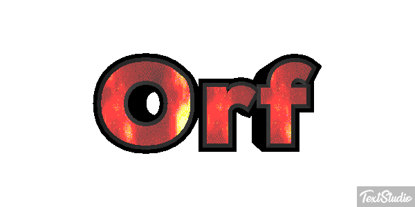 Orf Tekst effect