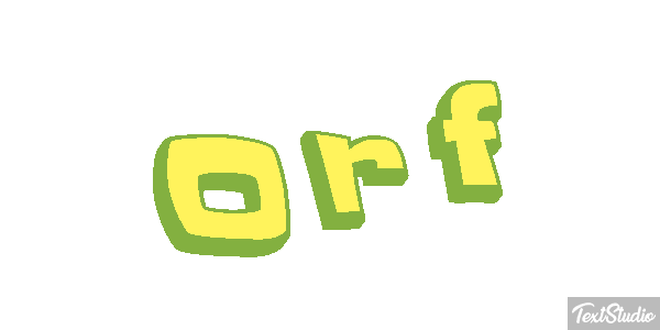 Orf Tekst effect