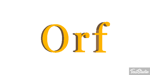 Orf Tekst effect