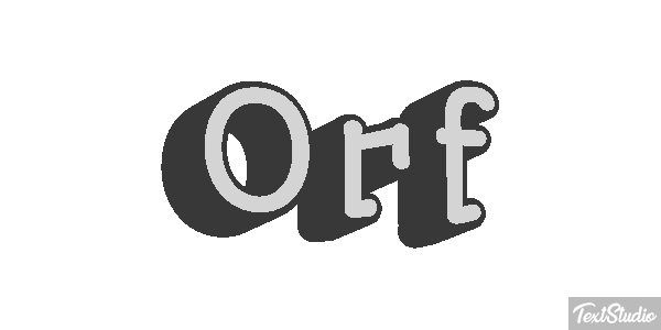 Orf Tekst effect