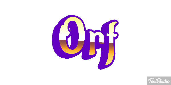 Orf Tekst effect