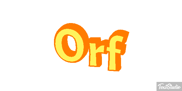 Orf Tekst effect