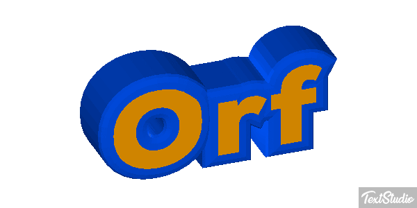 Orf Tekst effect