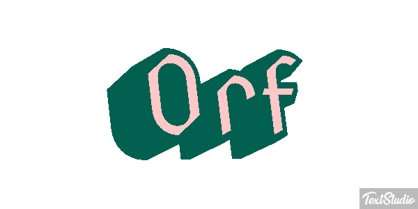 Orf Tekst effect