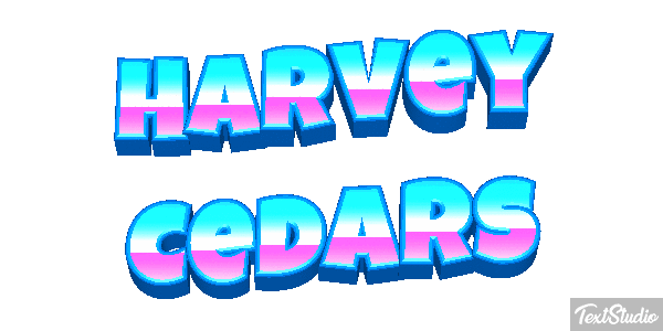 Harvey Cedars テキスト効果