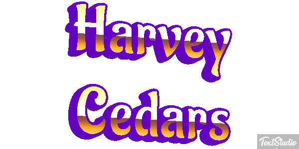 Harvey Cedars テキスト効果