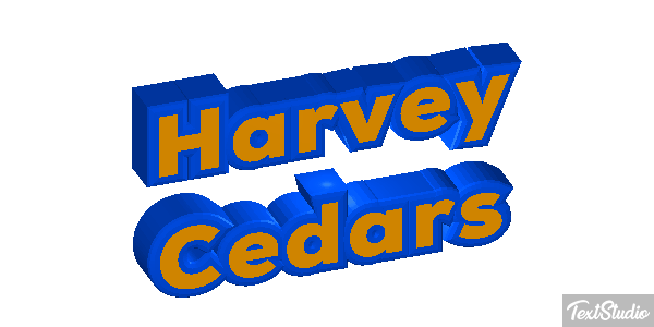 Harvey Cedars テキスト効果