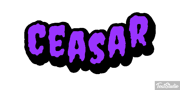 Ceasar Tekst effect