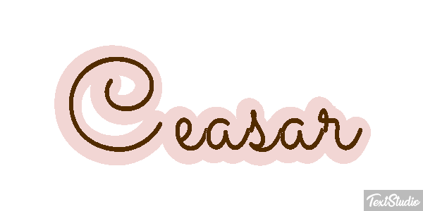 Ceasar Tekst effect