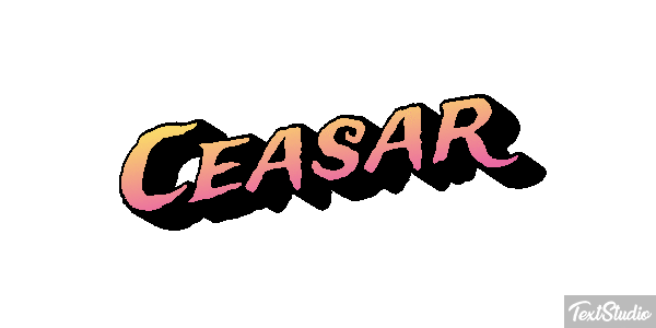 Ceasar Tekst effect