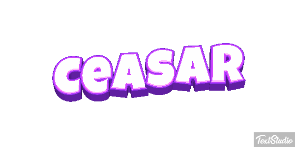 Ceasar Tekst effect