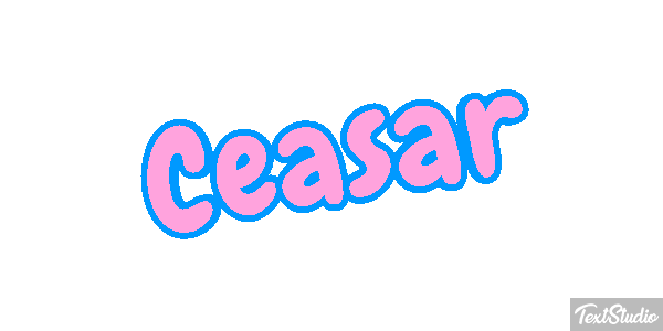 Ceasar Tekst effect