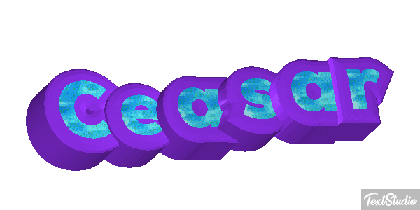 Ceasar Tekst effect