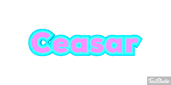 Ceasar Tekst effect