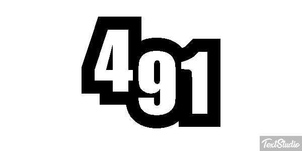 491 Text effect