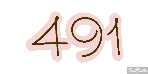 491 Text effect