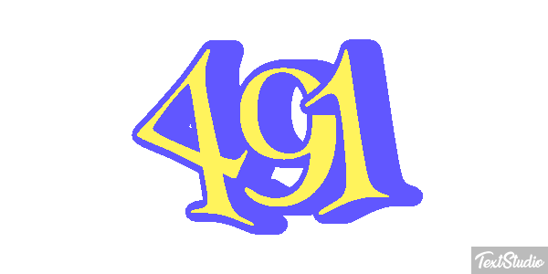 491 Text effect