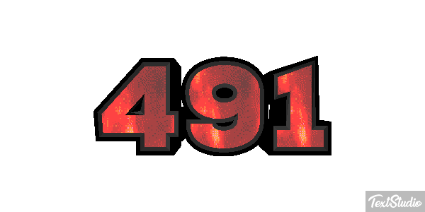 491 Text effect