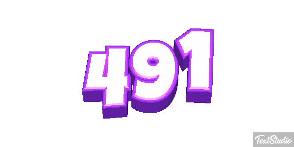 491 Text effect