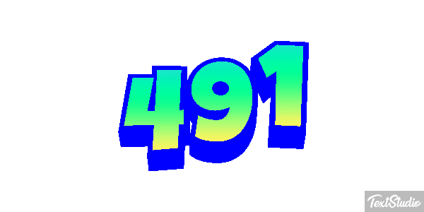 491 Text effect
