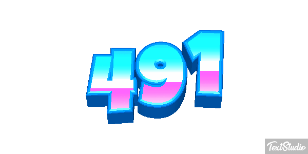 491 Text effect