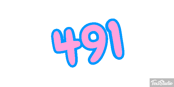 491 Text effect