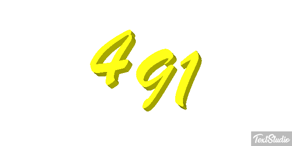 491 Text effect