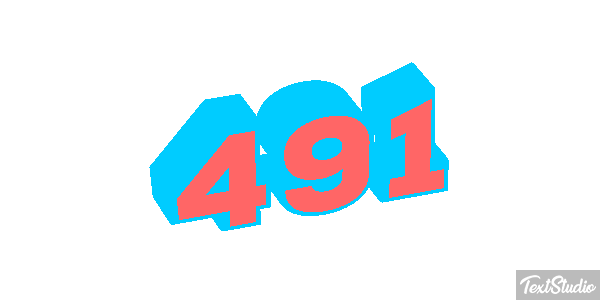 491 Text effect