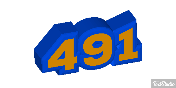 491 Text effect