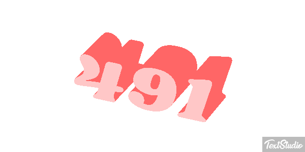 491 Text effect