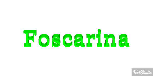 Foscarina Tekst effect