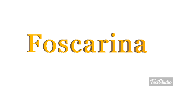 Foscarina Tekst effect