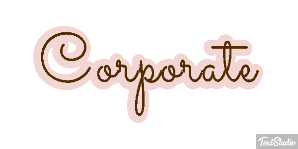 Corporate Effetto testo