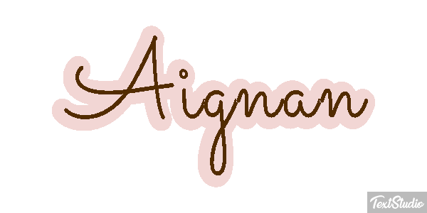Aignan Texteffekt