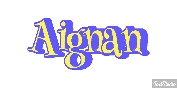 Aignan Texteffekt