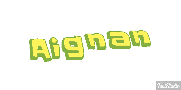 Aignan Texteffekt