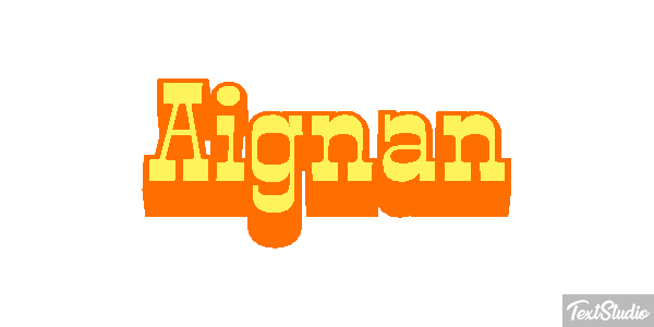 Aignan Texteffekt