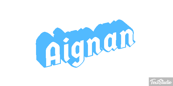 Aignan Texteffekt