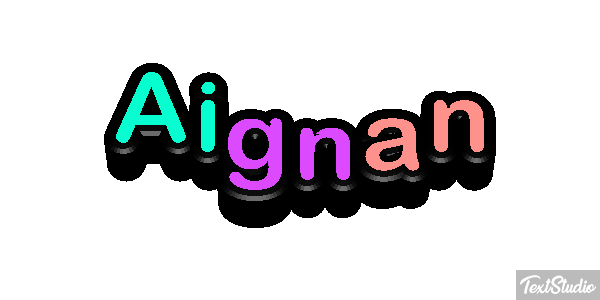 Aignan Texteffekt